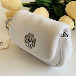 NWT TORY BURCH PUFFY LEATHER BRITTEN CREDIT CARD COIN CASE